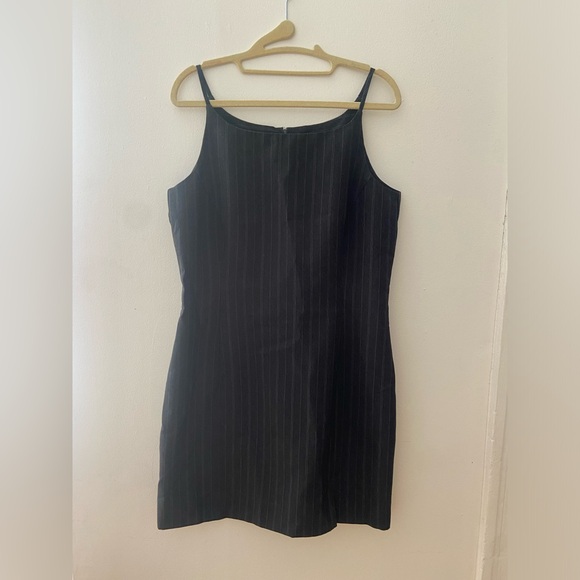 Vintage tailored grey mini dress 90s - Picture 1 of 3